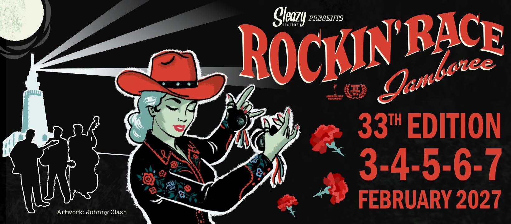 33rd Rockin’ Race Jamboree 2027 — WED 3 – SUN 7 FEB 2027