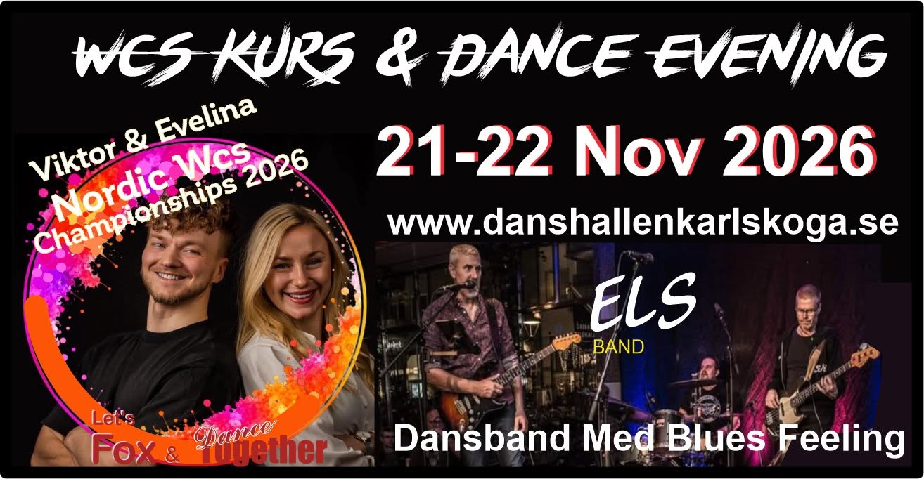 WCS Kurs och Dance Evening — SAT 21 – SUN 22 NOV
