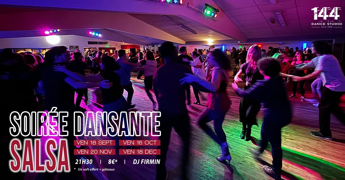 SOIRÉE DANSANTE SALSA au 144 Dance Studio — FRI 18 DEC