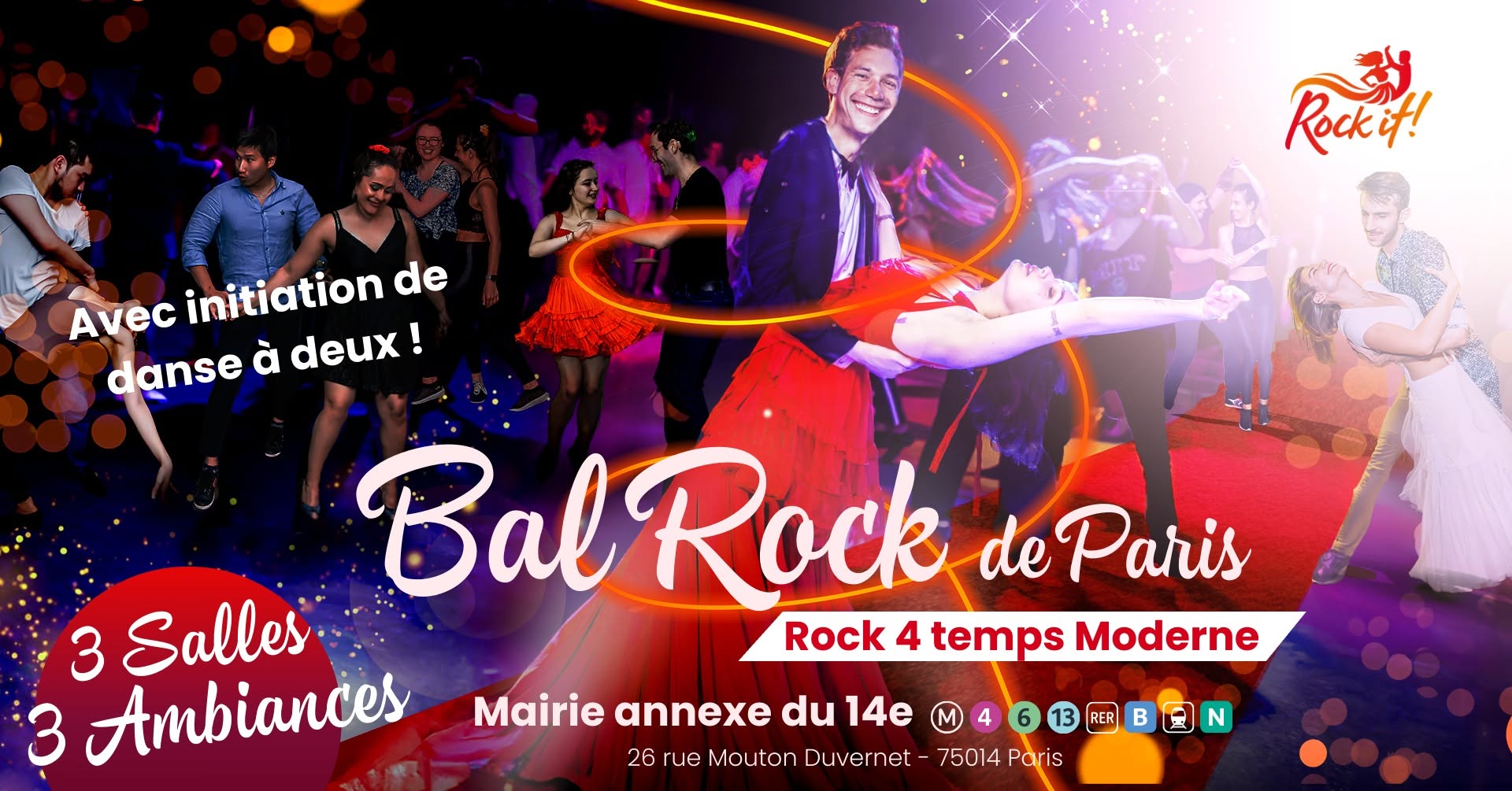 Bal Rock de Paris - Initiation/cours & soirΓ©e dansante β SAT 4 SEP 2027