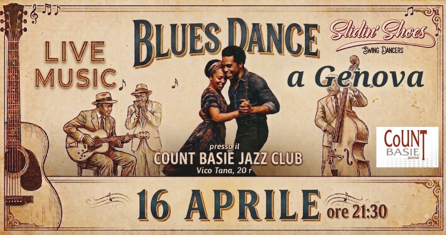 BLUES DANCE AL COUNT BASIE A GENOVA — FRI 16 APR 2027