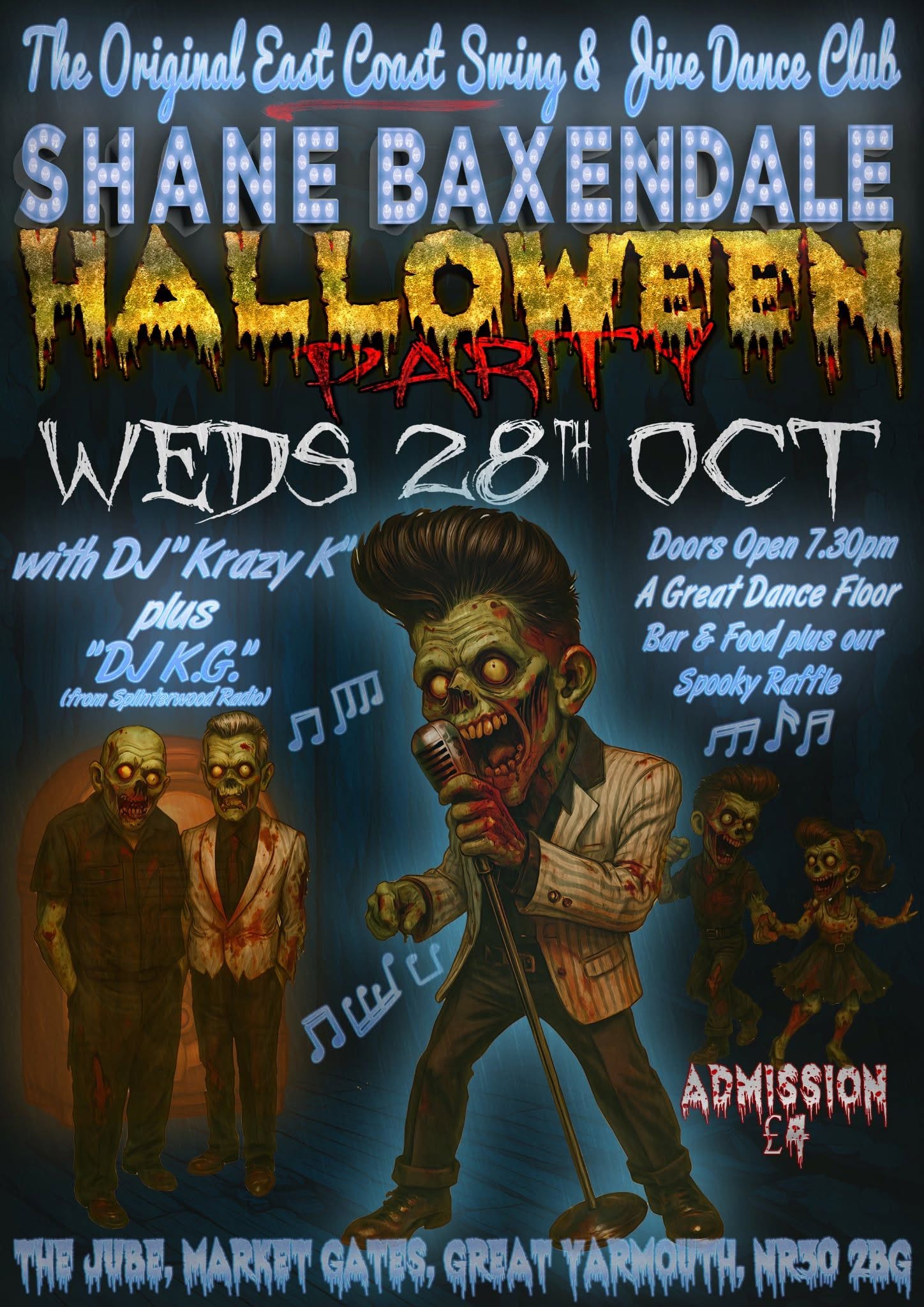 Halloween Hop with Shane Baxendale — WED 28 OCT