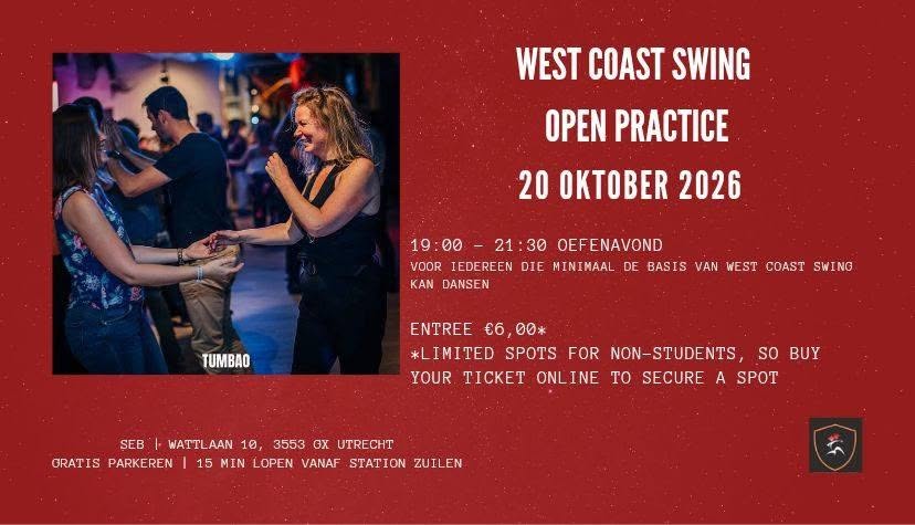 Open Practice (herfstvakantie regio midden) β TUE 20 OCT