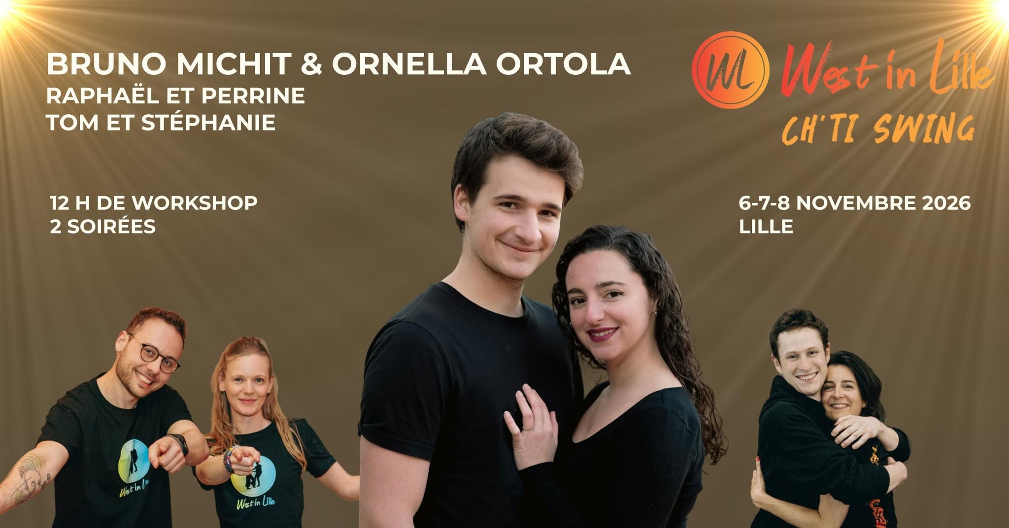 Ch'ti Swing - Stage WCS avec Bruno et Ornella - West in Lille — FRI 6 – SUN 8 NOV