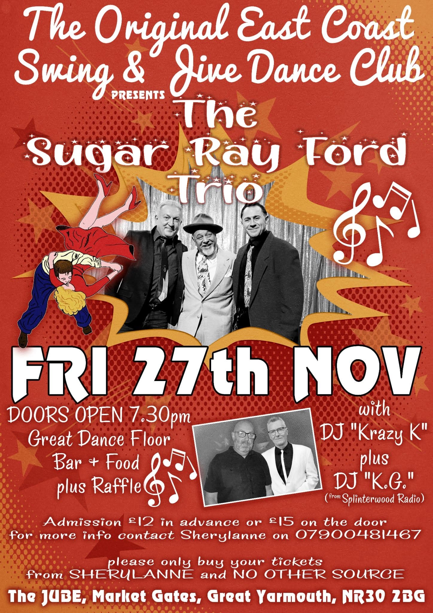The Sugar Ray Ford Trio at The Original East Coast — FRI 27 NOV