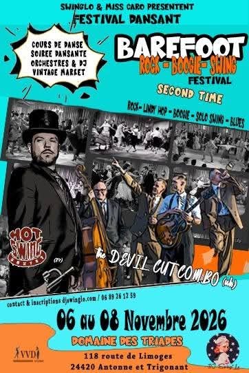 BAREFOOT FESTIVAL Rock - Boogie - Swing — FRI 6 – SUN 8 NOV