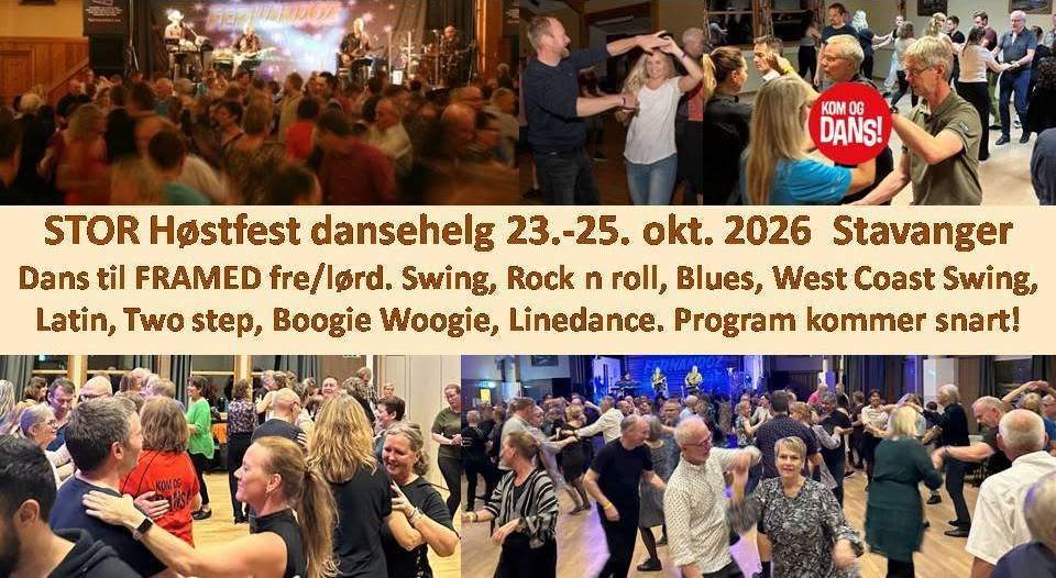 STOR Høstfest dansehelg 23.-25. oktober i Stavanger — FRI 23 – SUN 25 OCT