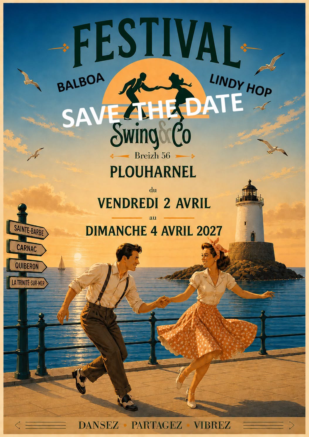 FESTIVAL SWING & CO balboa & Lindy Hop — FRI 2 – SUN 4 APR 2027