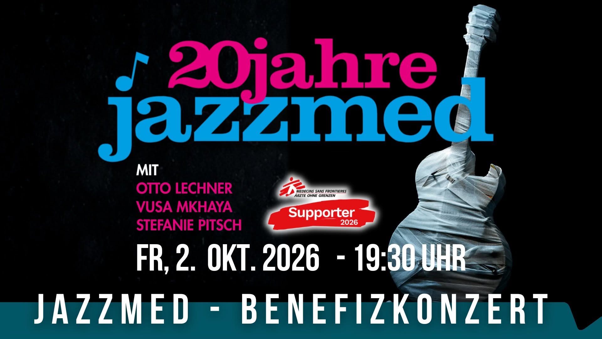 20 JAHRE JAZZMED - Benefizkonzert — FRI 2 OCT