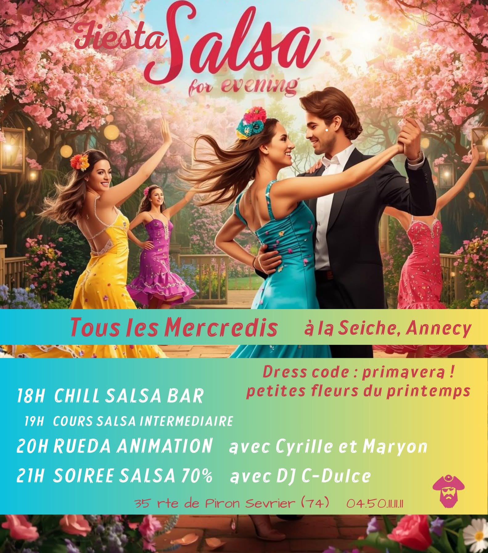 Fiesta Salsa des mercredis à Annecy — WED 18 MAR – THU 24 DEC