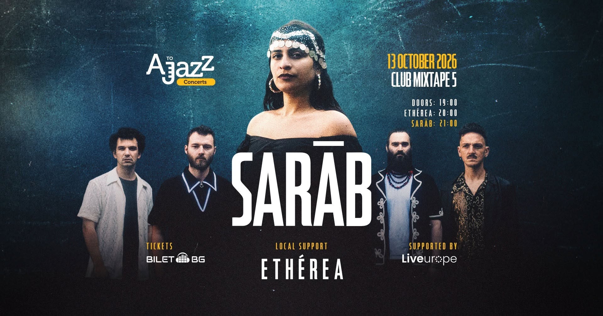 ⚡ SARĀB на живо в София / Club Mixtape 5 / 13.10 — TUE 13 OCT