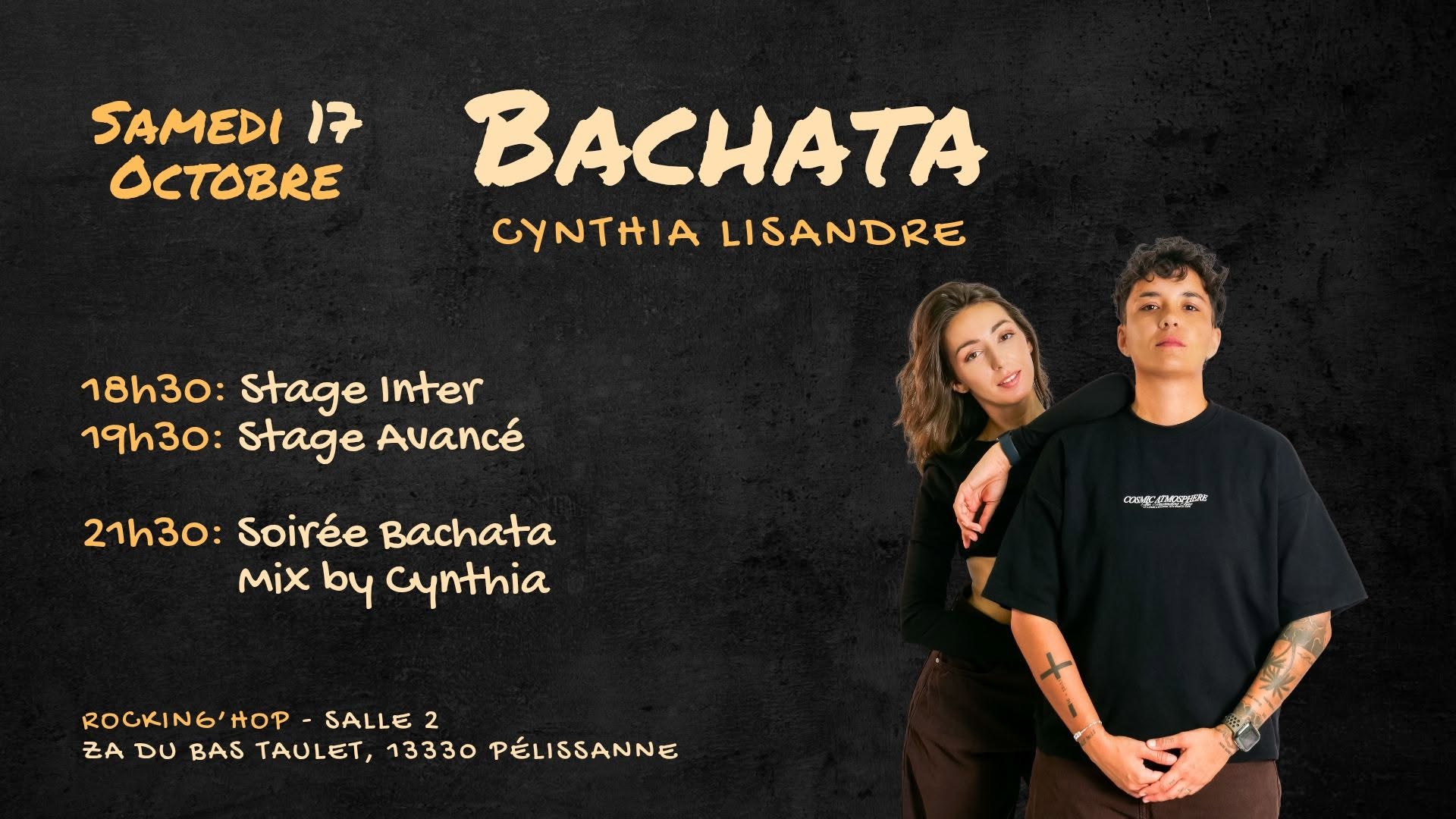 Soirée 100% Bachata + Stages samedi 17 octobre — SAT 17 OCT