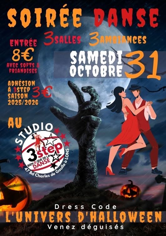 Soirée Dansante Déguisée d'Halloween — SAT 31 OCT
