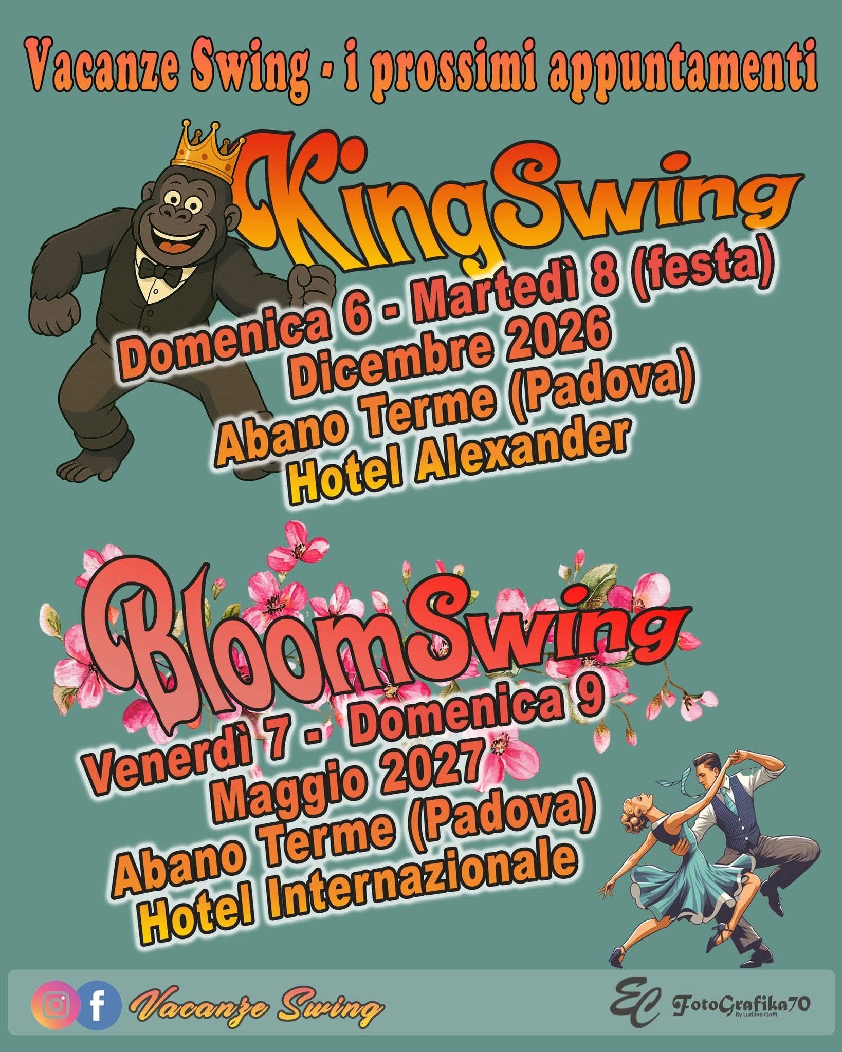 🌺Bloom Swing in Padua, Italien😎 — FRI 7 – SUN 9 MAY 2027