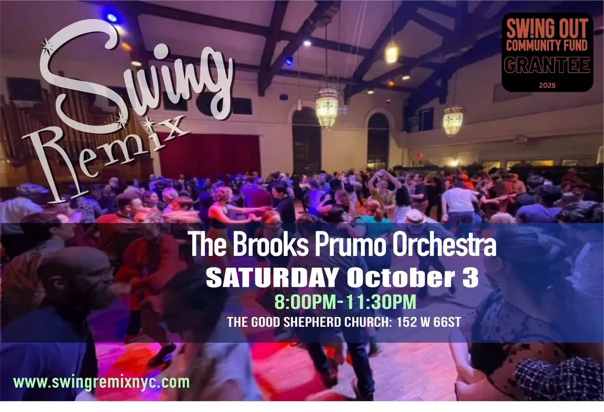 Swing Remix Presents: The Brooks Prumo Orchestra — SUN 4 OCT