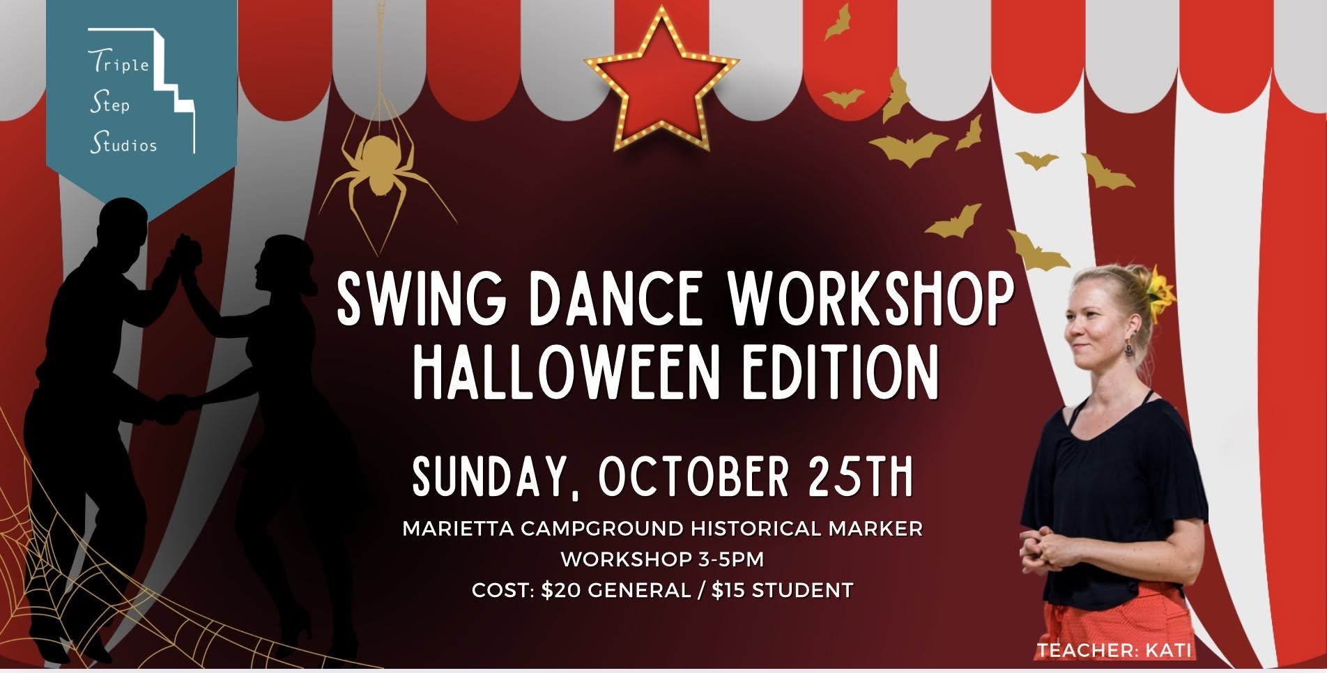 Swing dance workshop — SUN 25 OCT