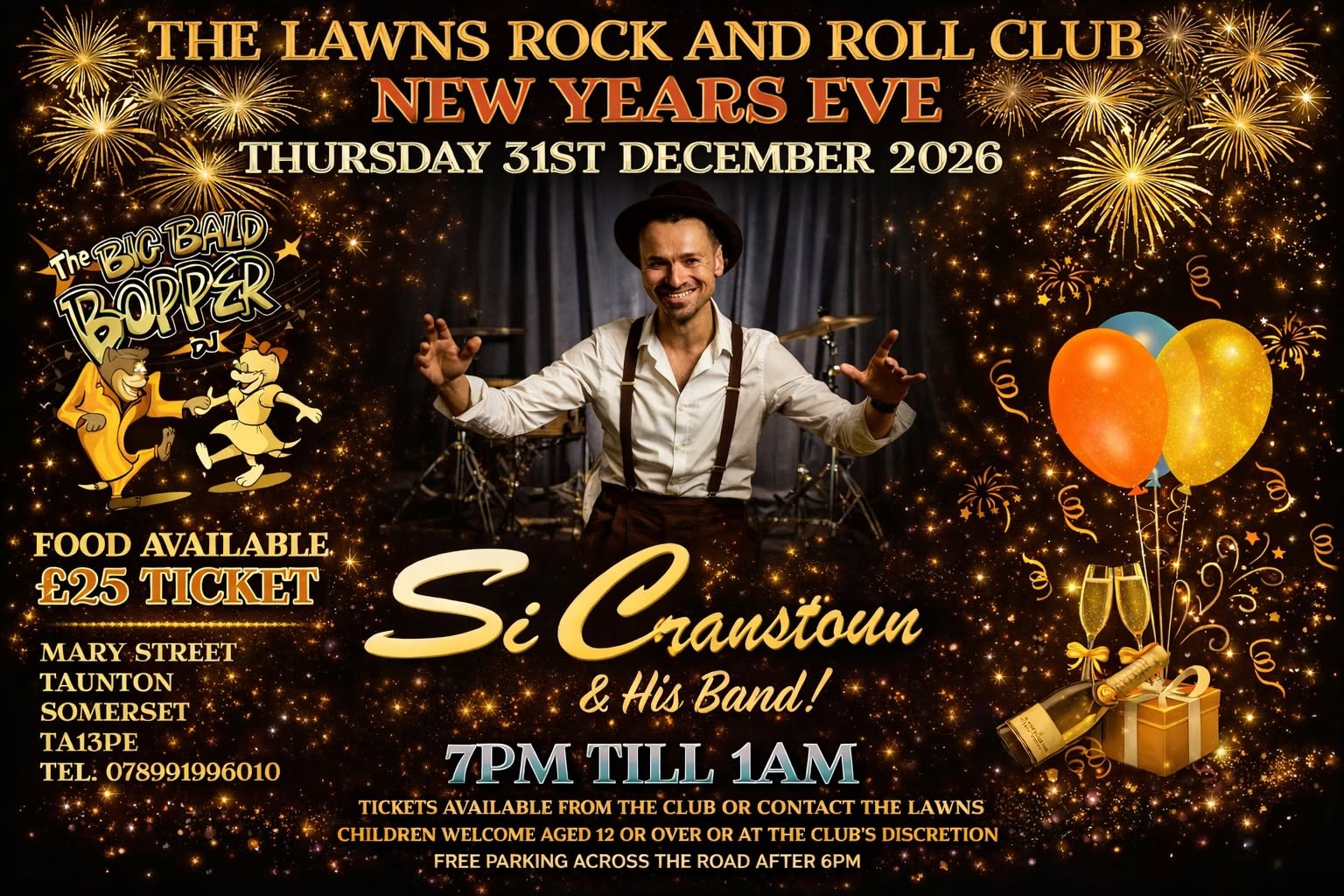Somerset RnR New Years Eve Party — THU 31 DEC