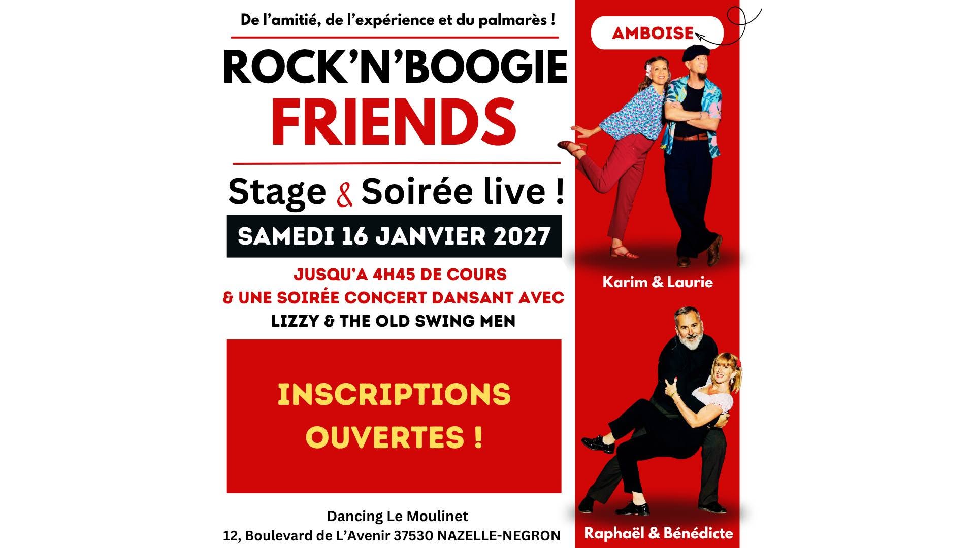 Rock'n'Boogie Friends 2027 — SAT 16 JAN 2027
