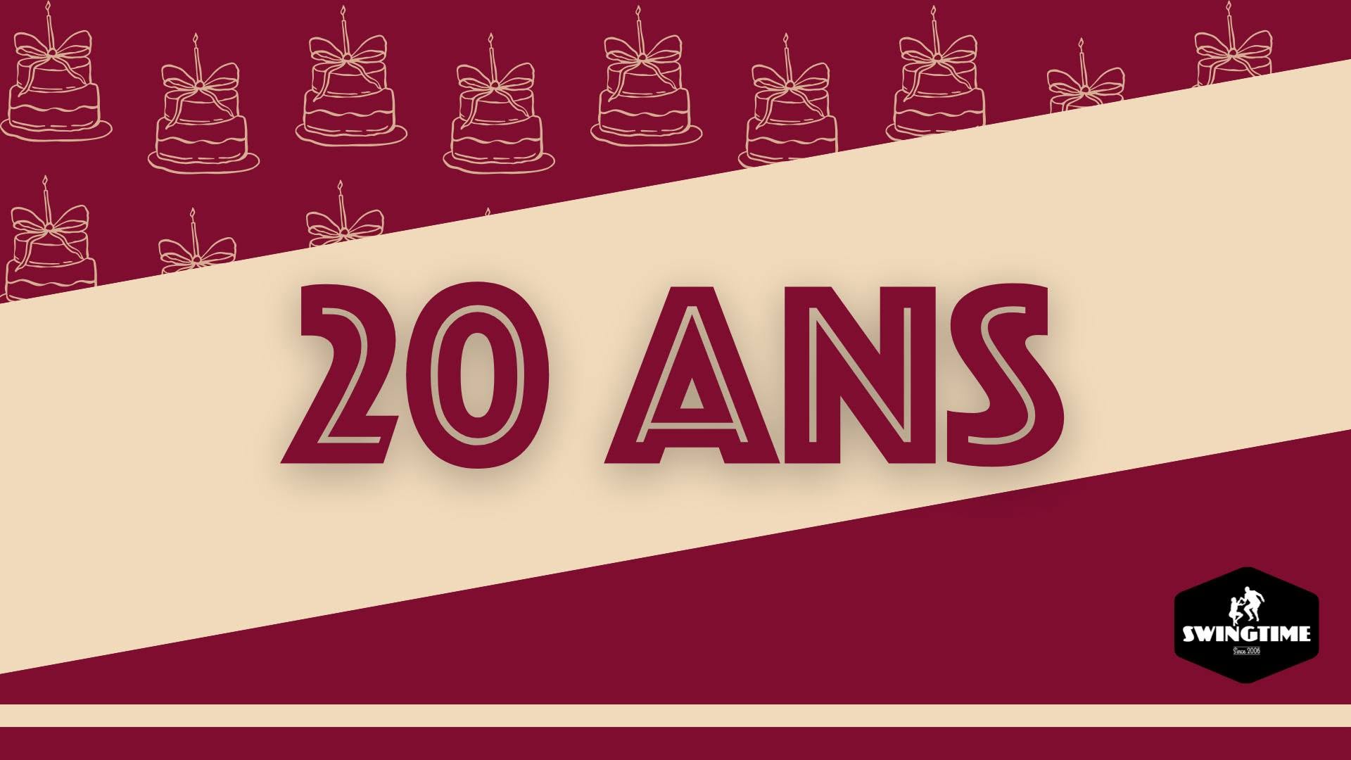 20 ANS SWINGTIME — SAT 21 NOV