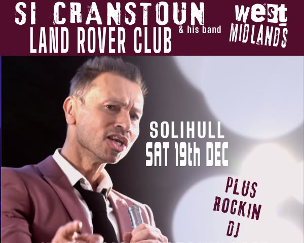 SI CRANSTOUN BAND returns 19-12-26 — SAT 19 – SUN 20 DEC