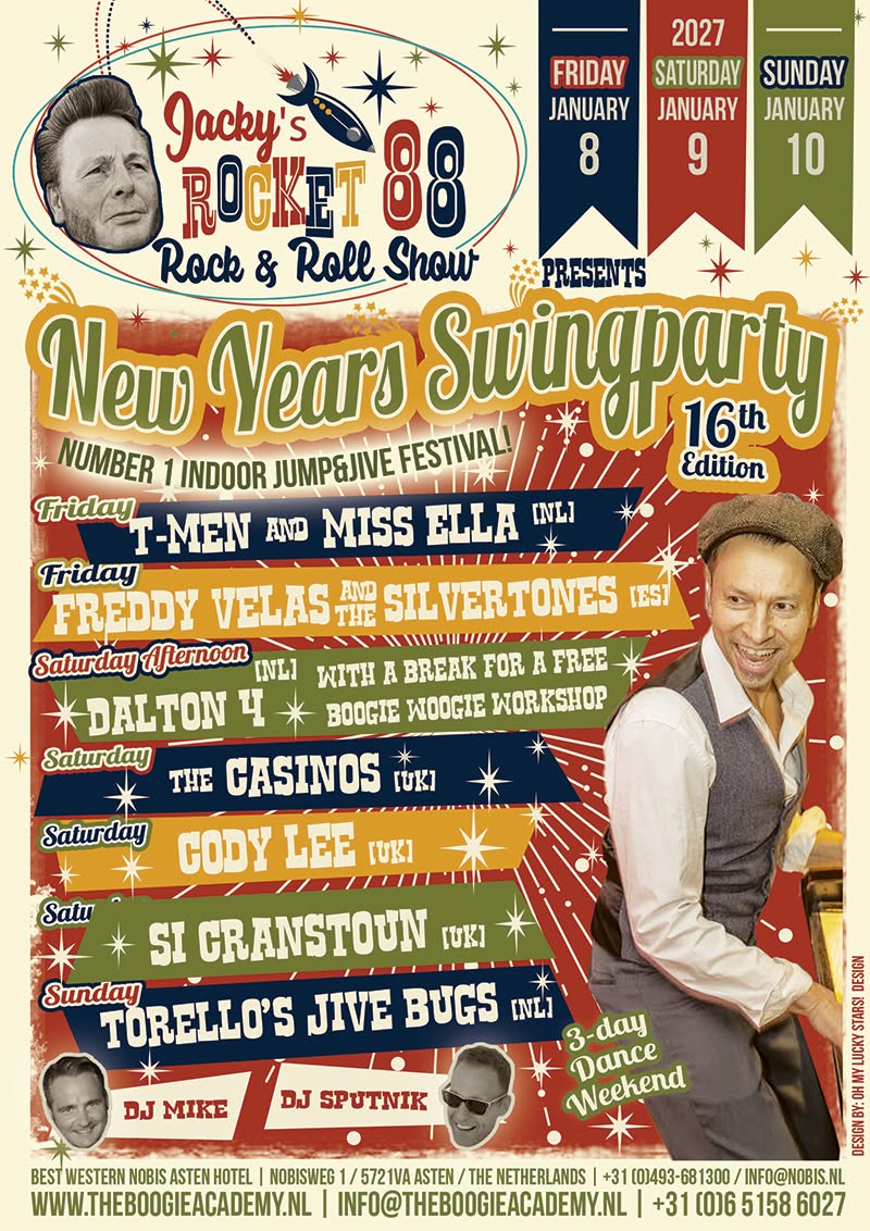 New Years Swingparty — FRI 8 – SUN 10 JAN 2027