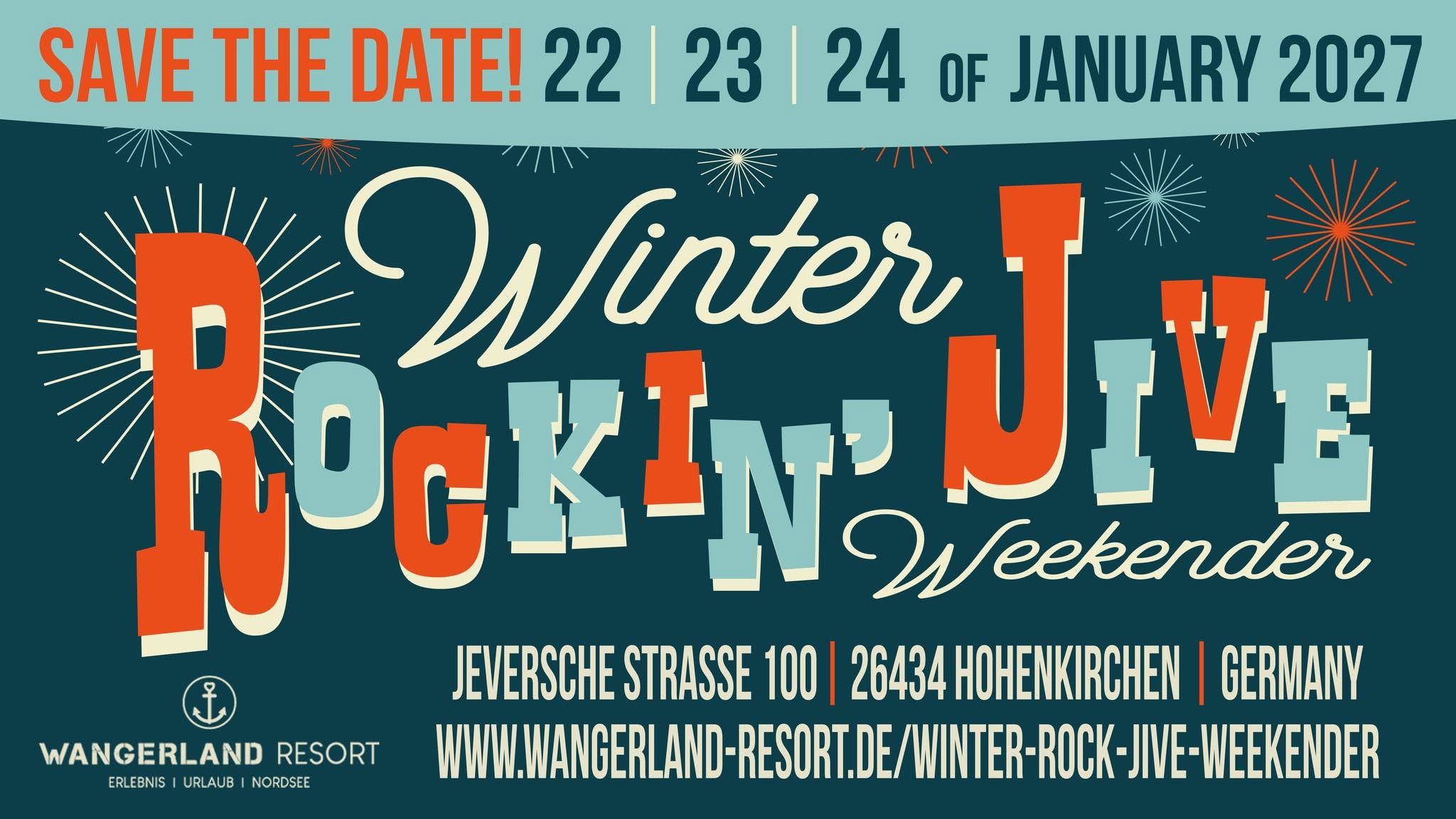 Winter Rockin´ Jive Weekender — FRI 22 – SUN 24 JAN 2027