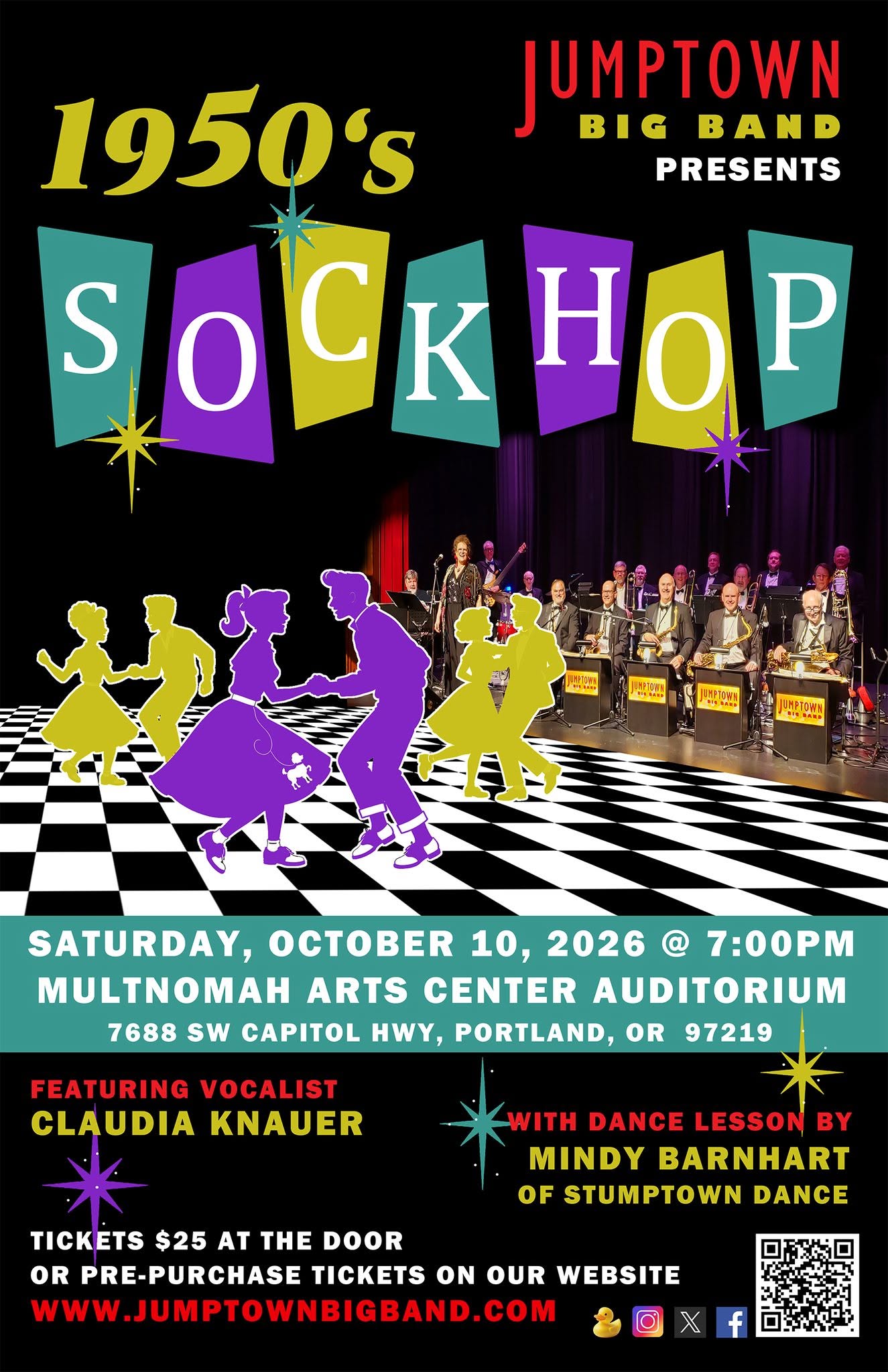 1950's Sock Hop Dance — SUN 11 OCT