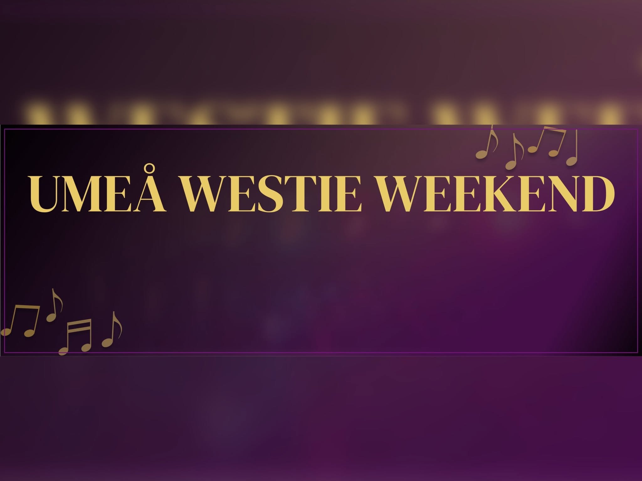 Umeå Westie Weekend 2027 — FRI 22 – SUN 24 JAN 2027