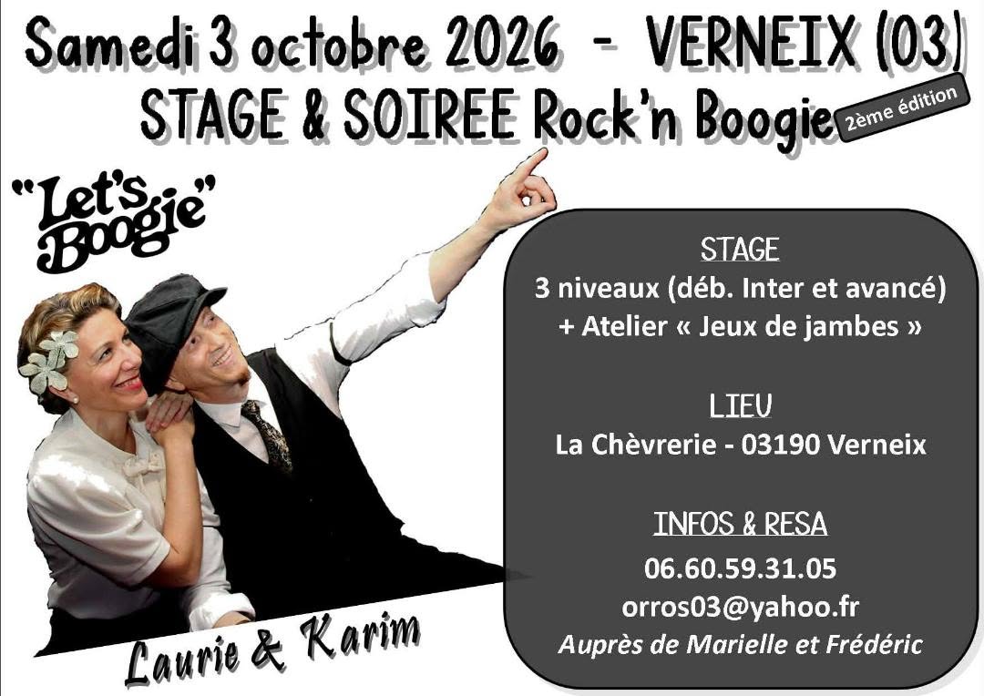 ROCK'N BOOGIE VERNEIX 2ème édition — SAT 3 OCT