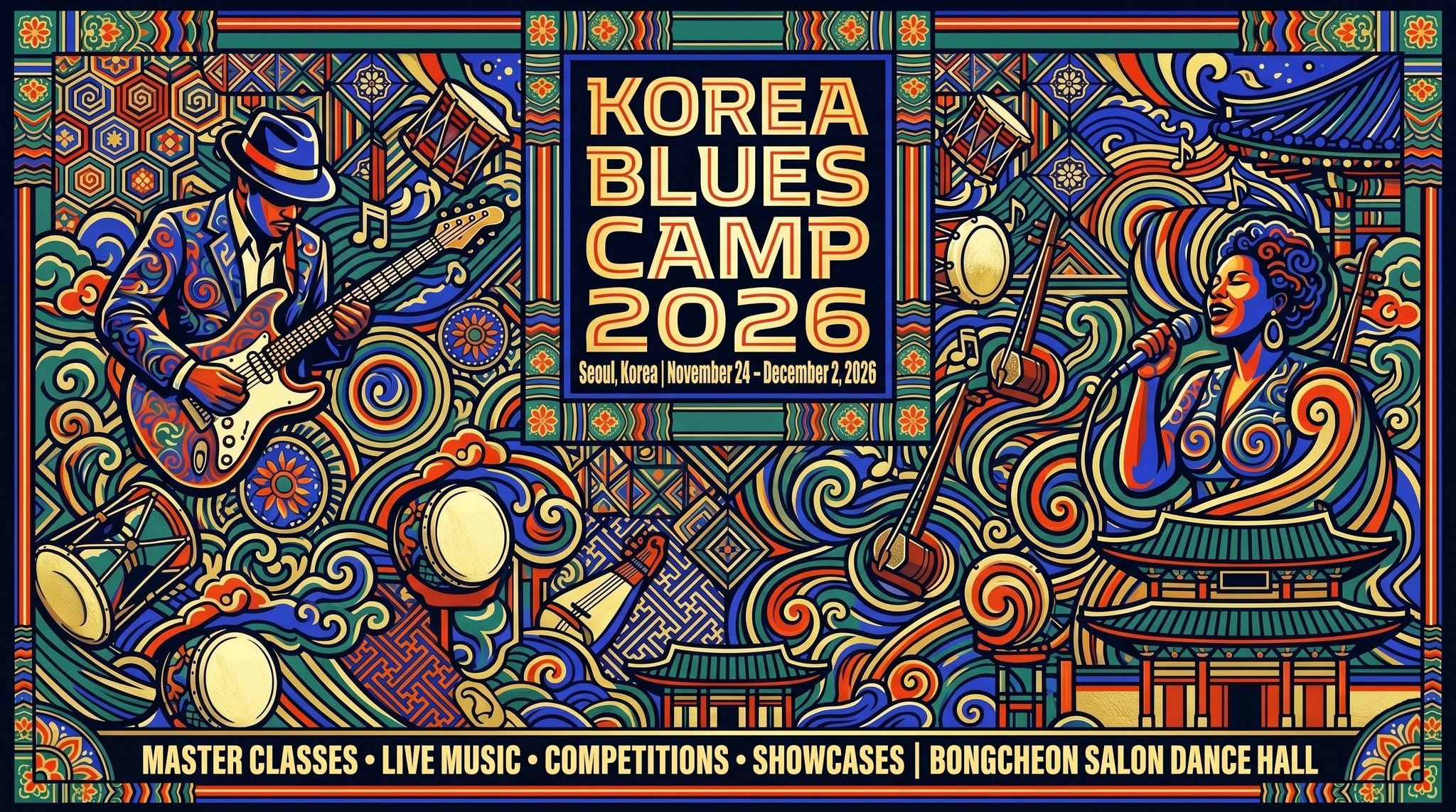 Korea Blues Camp 2026 — TUE 24 NOV – WED 2 DEC