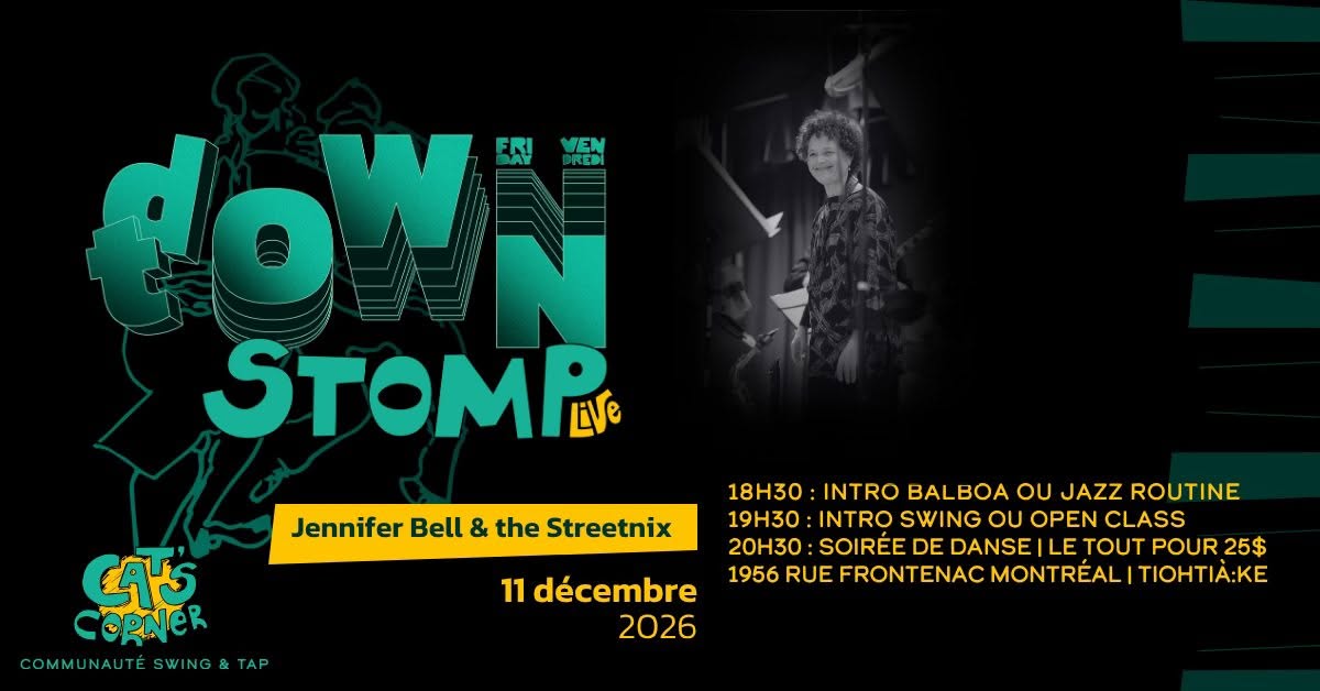 Downtown Stomp - musique live avec Jennifer Bell — FRI 11 – SAT 12 DEC