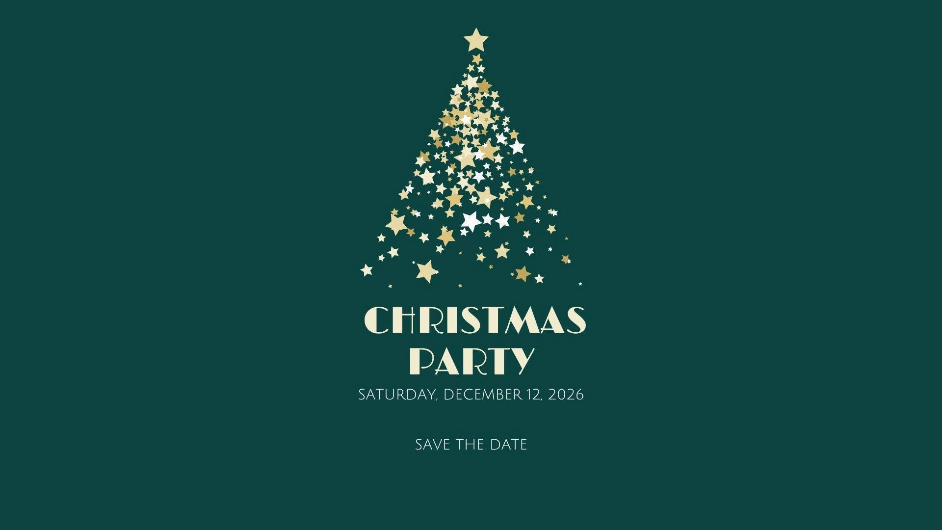 Christmas Party 2026 — SAT 12 DEC