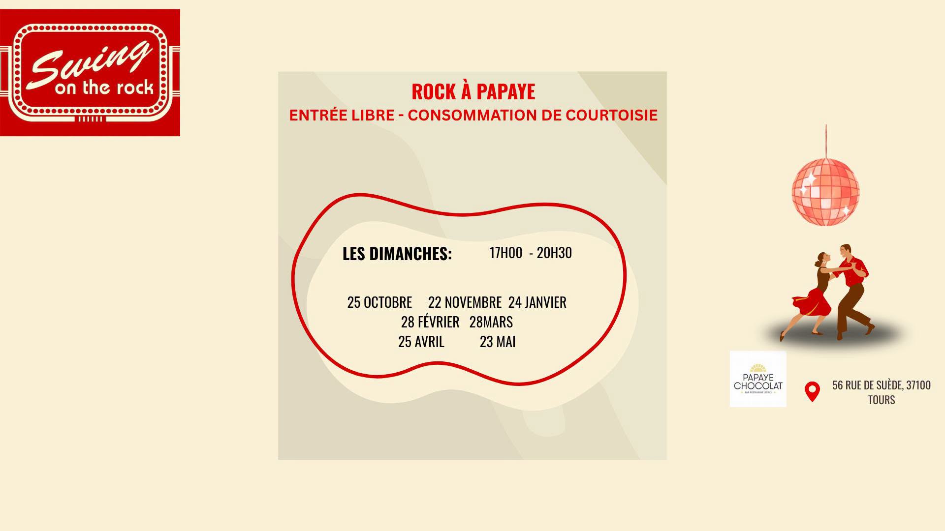 Rock à Papaye — SUN 25 OCT