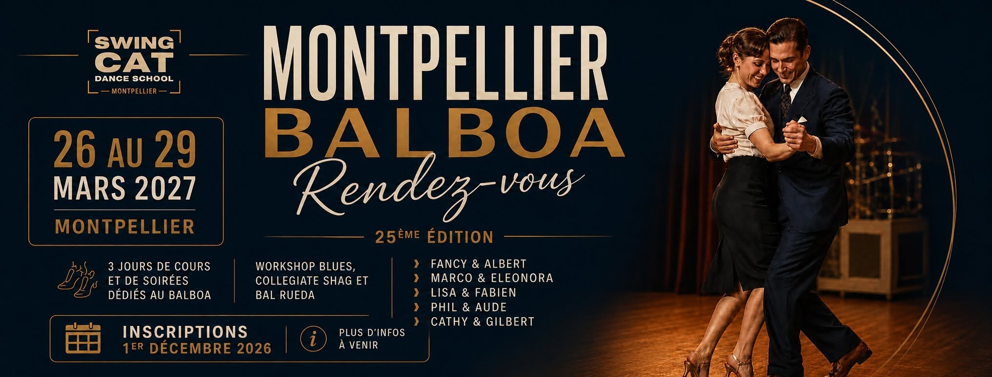 Montpellier Balboa Rendez-vous — THU 25 – SUN 28 MAR 2027