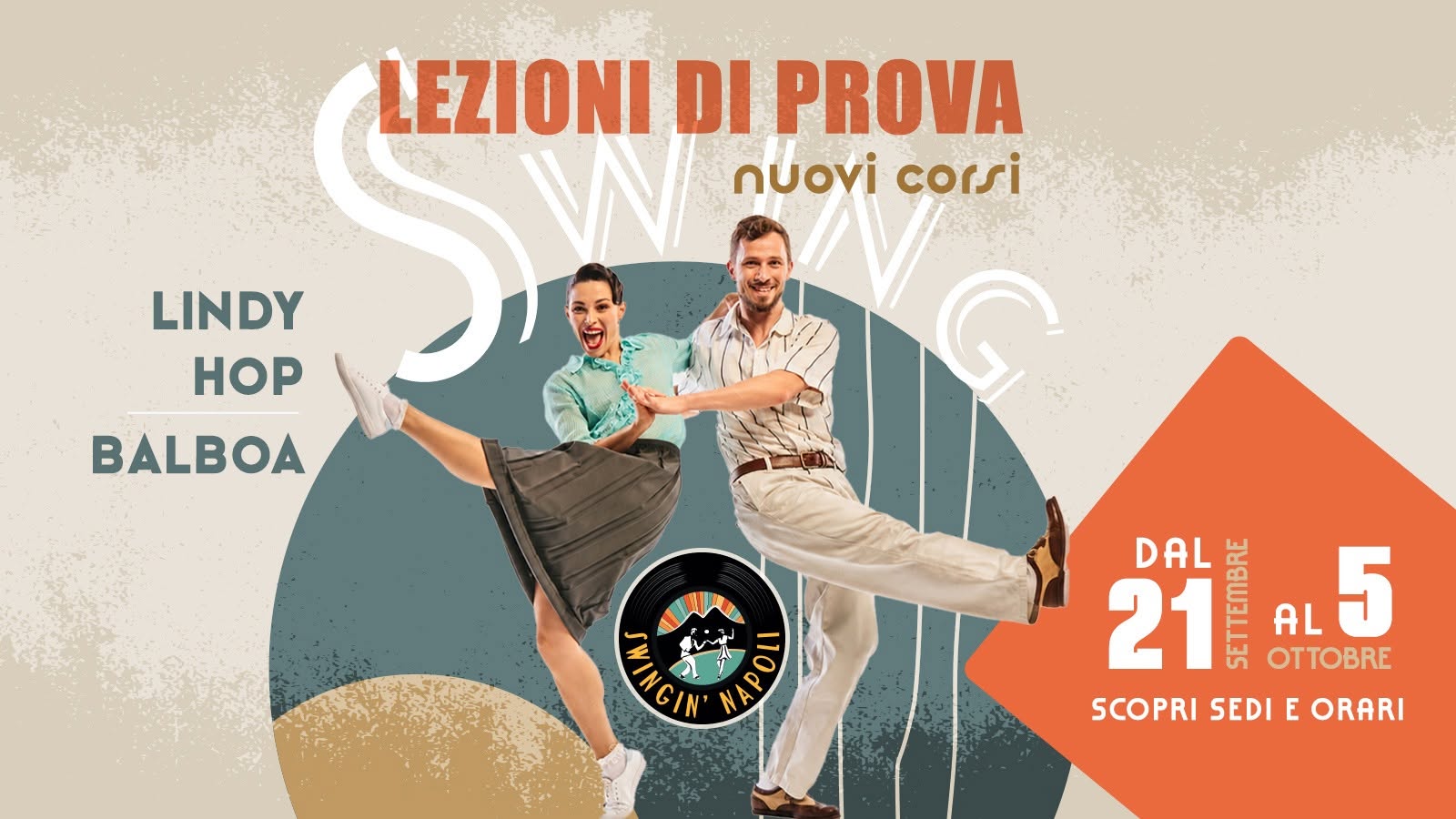 Swingin' back to school 2026 - LEZIONI DI PROVA — MON 21 SEP – SUN 4 OCT