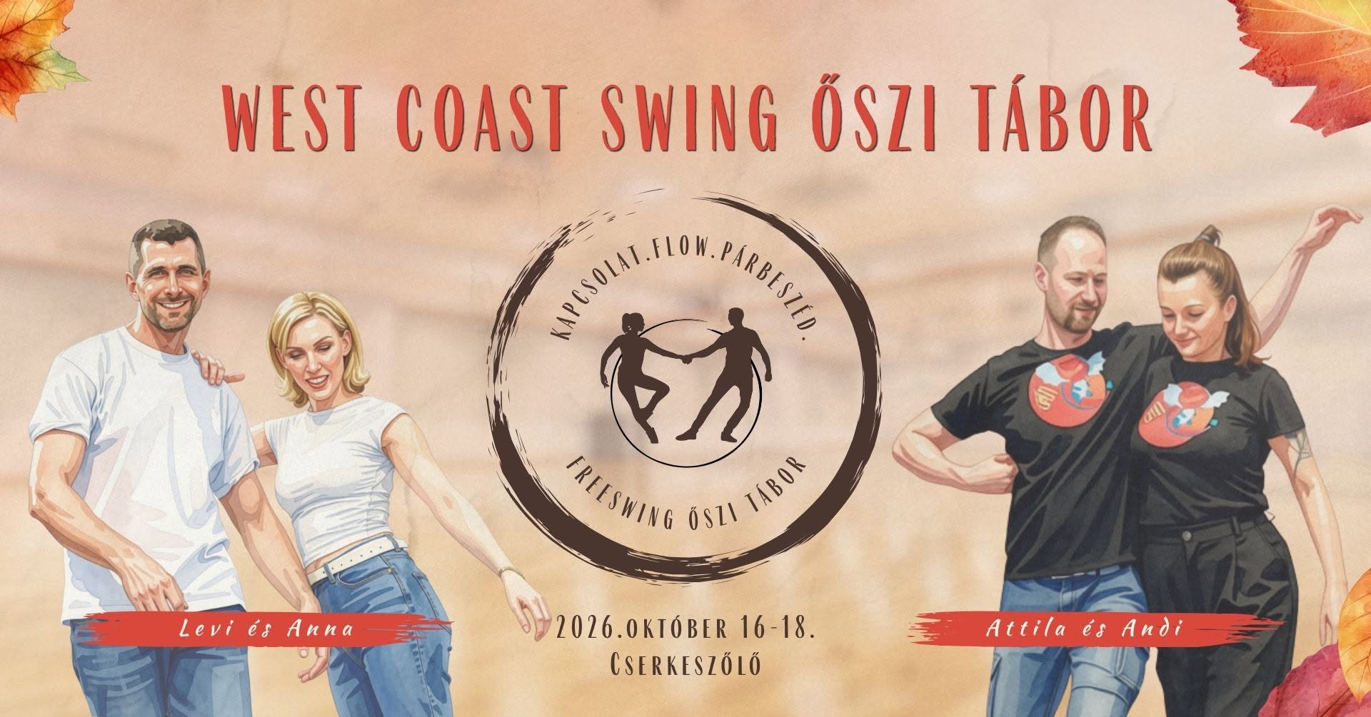 West Coast Swing Őszi Tábor 2026 — FRI 16 – SUN 18 OCT