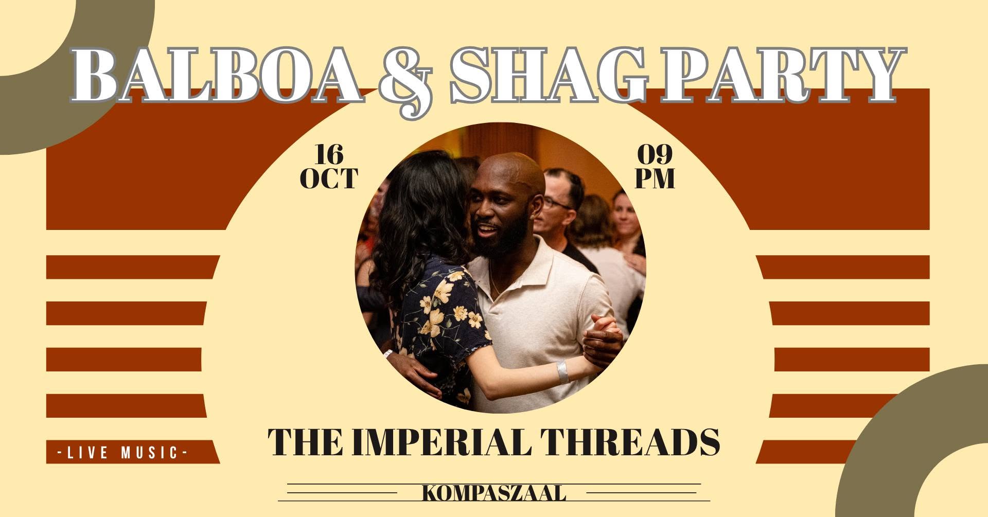 Balboa ang Shag Party — FRI 16 OCT