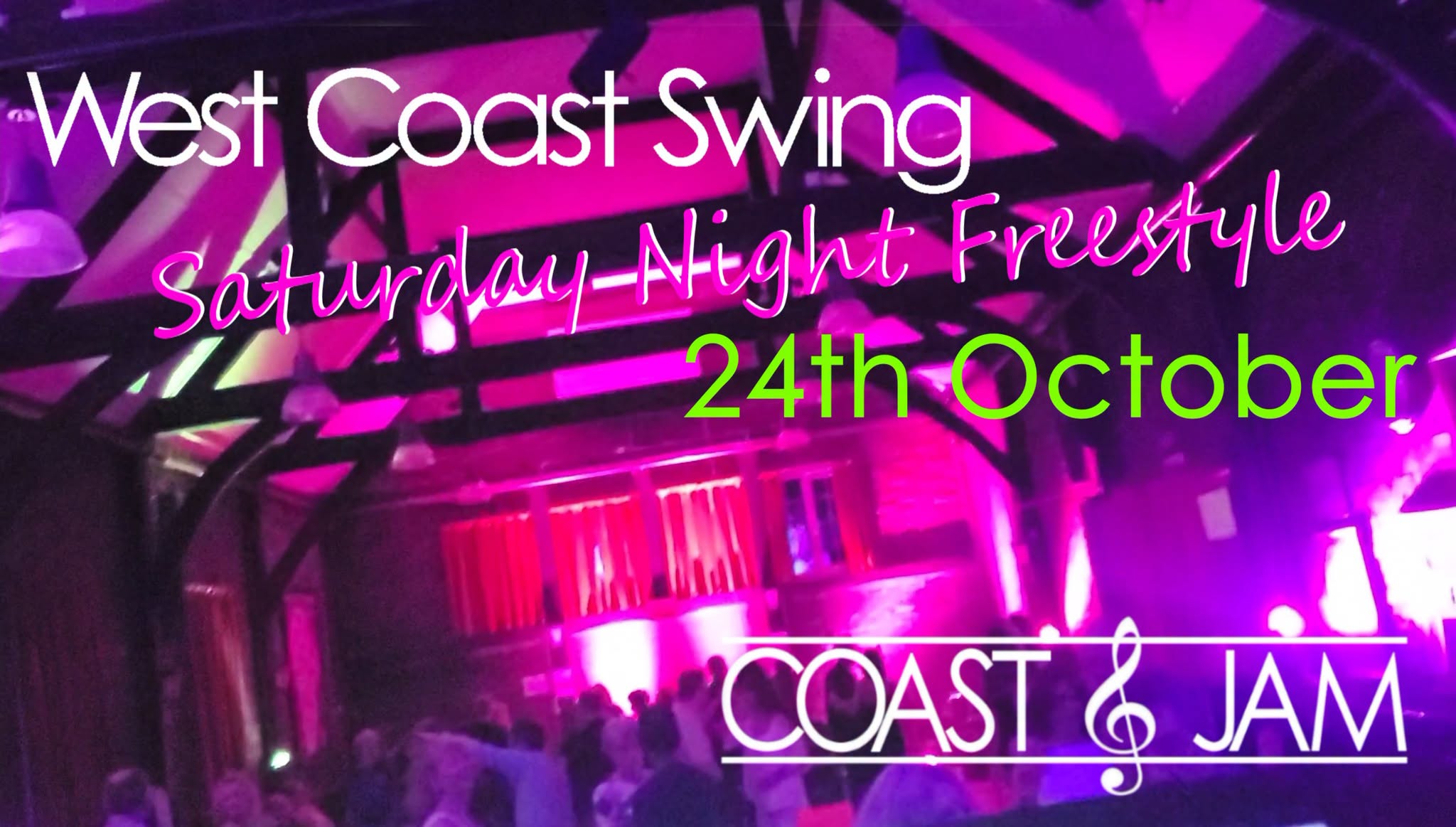 West Coast Swing Social πΆ Coast & Jam πΆ24nd Oct 2026 β SAT 24 OCT