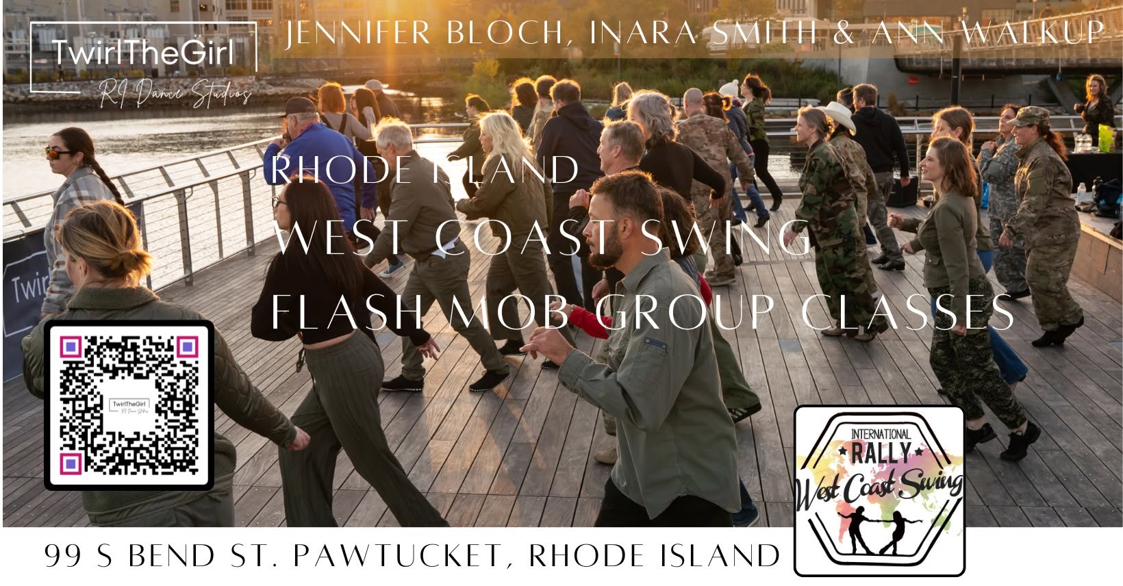 ⚓️ Rhode Island West Coast Swing Group Classes! 2026 Flash Mob! — FRI 2 – SAT 3 OCT