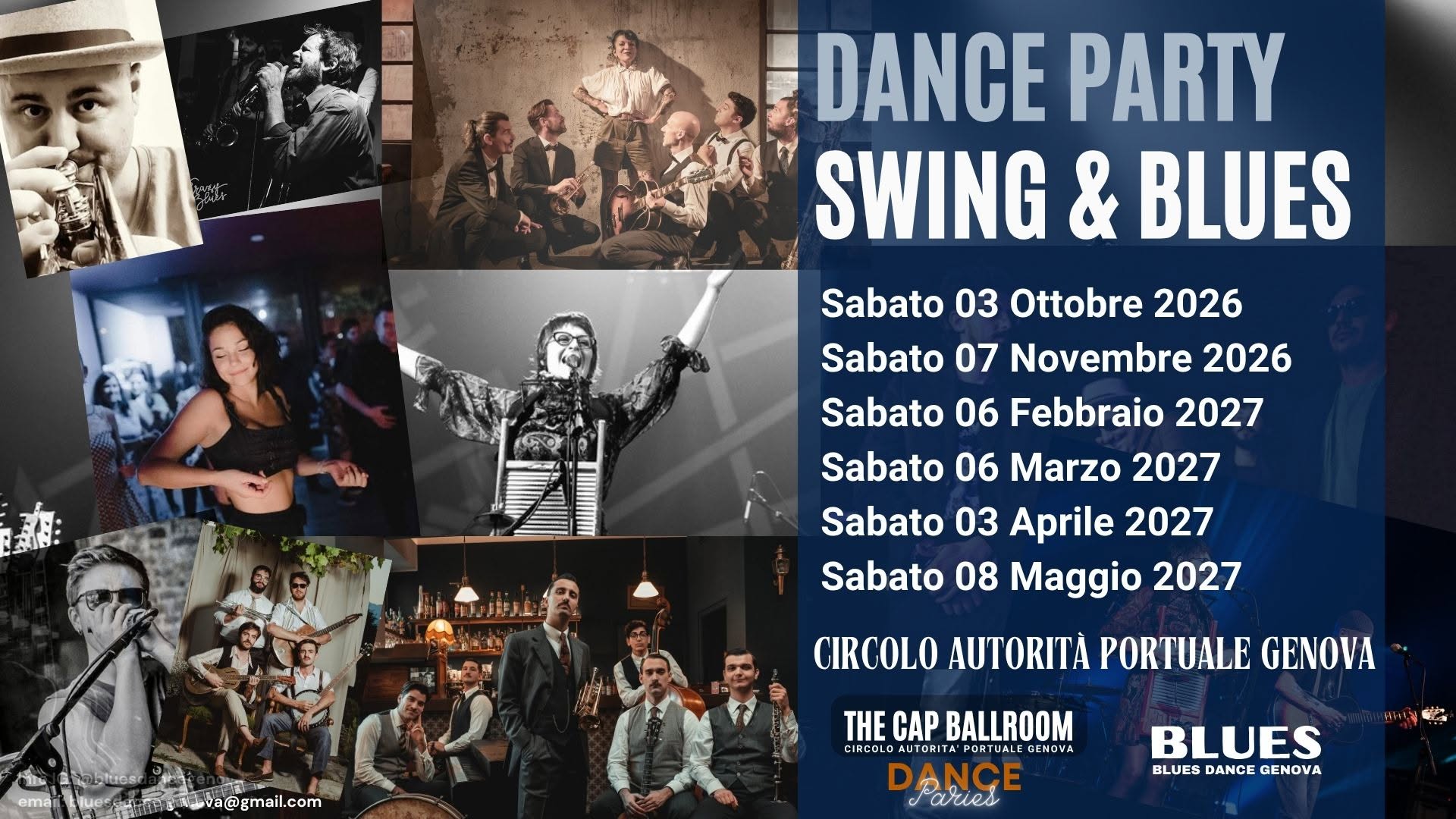 Swing & Blues - The CAP Ballroom — SAT 7 – SUN 8 NOV