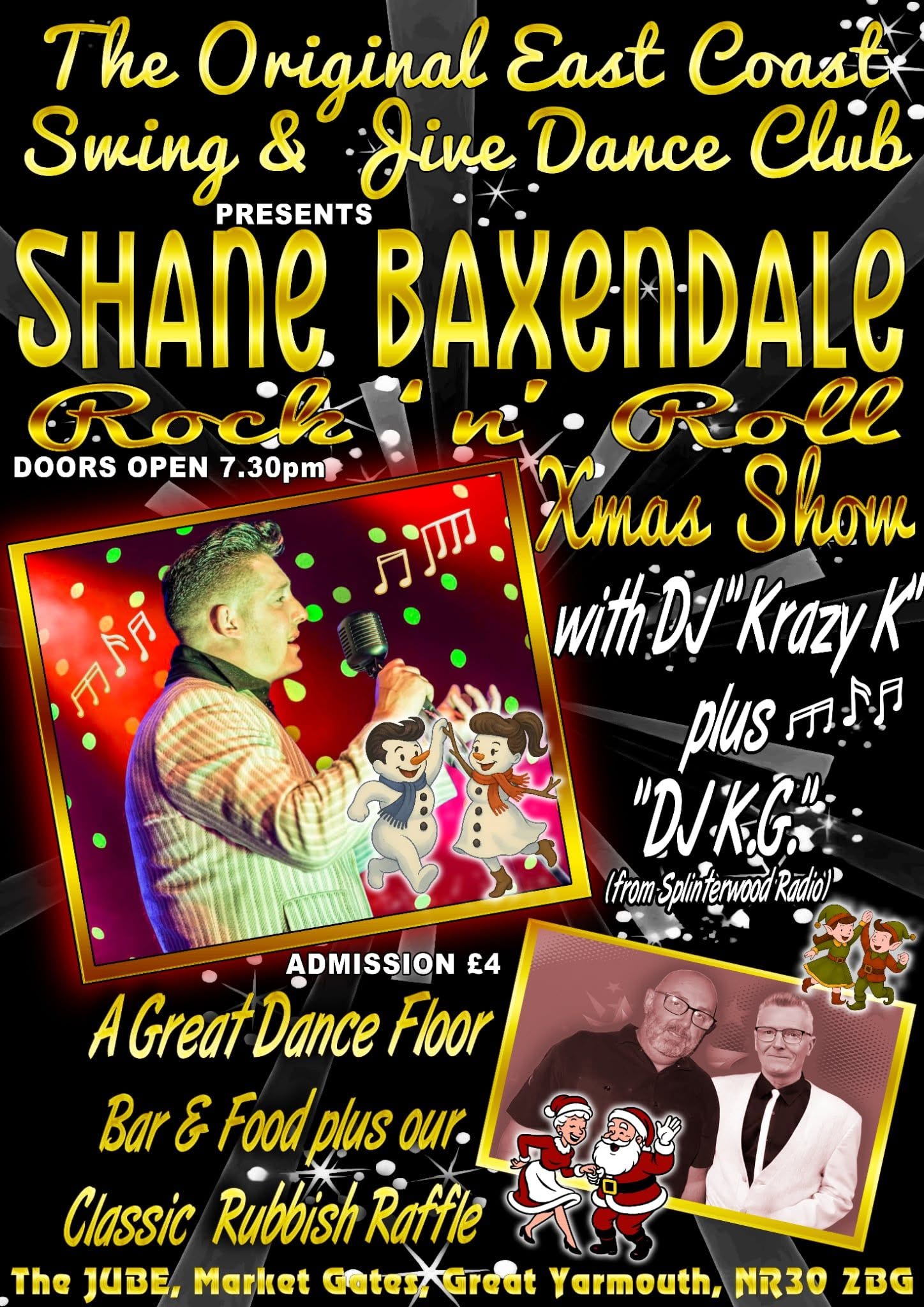 Shane's Rockin' Christmas Party Night — WED 16 DEC