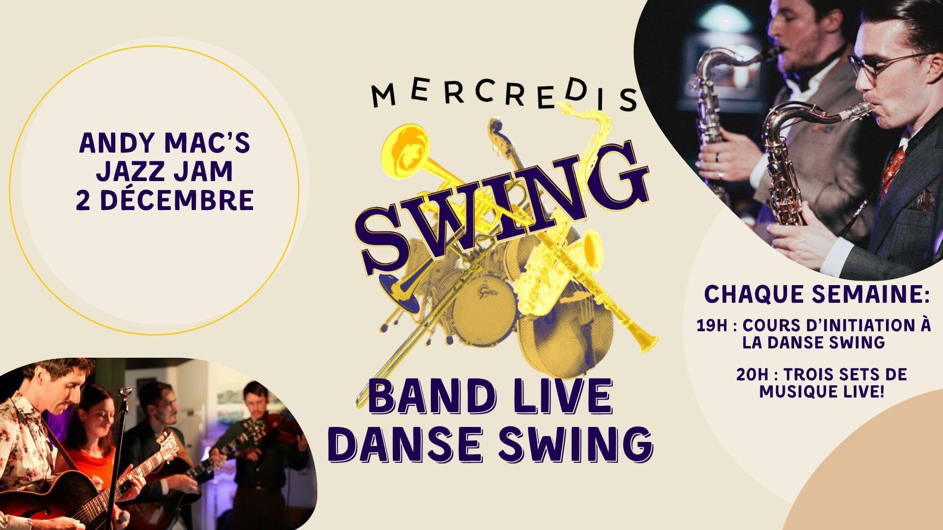 Andy Mac's Jazz Jam — THU 3 DEC