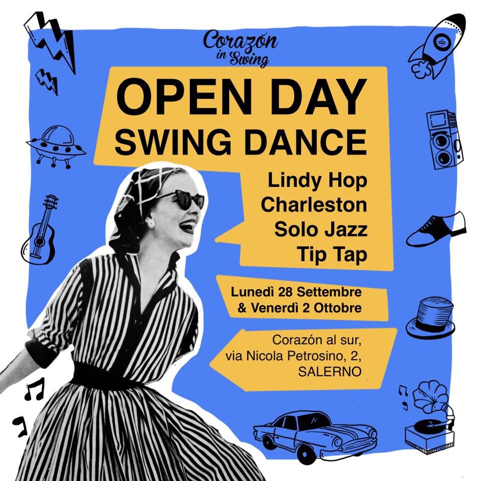 Open Day Swing Dance - Salerno — MON 28 SEP – FRI 2 OCT