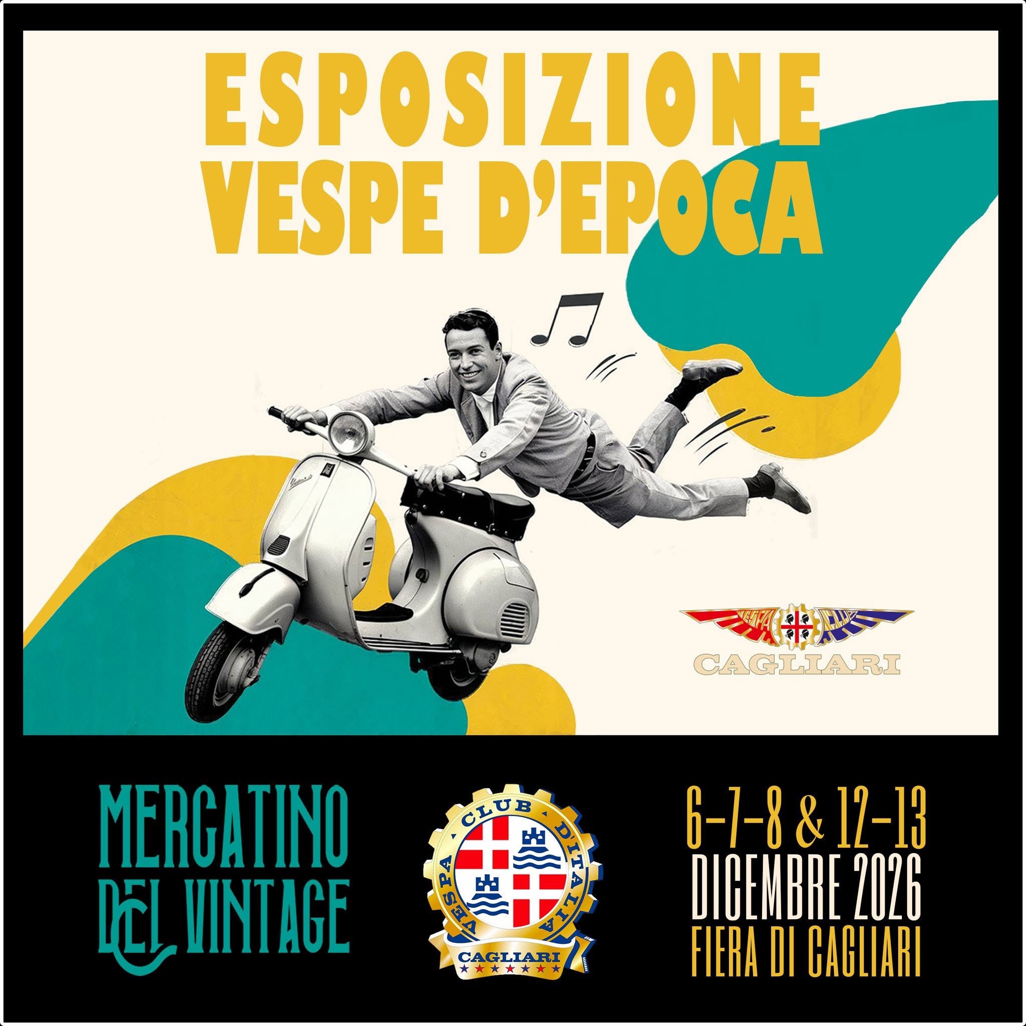 Esposizione e Laboratori Gratuiti di Vespe d`epoca — SUN 6 – TUE 8 DEC