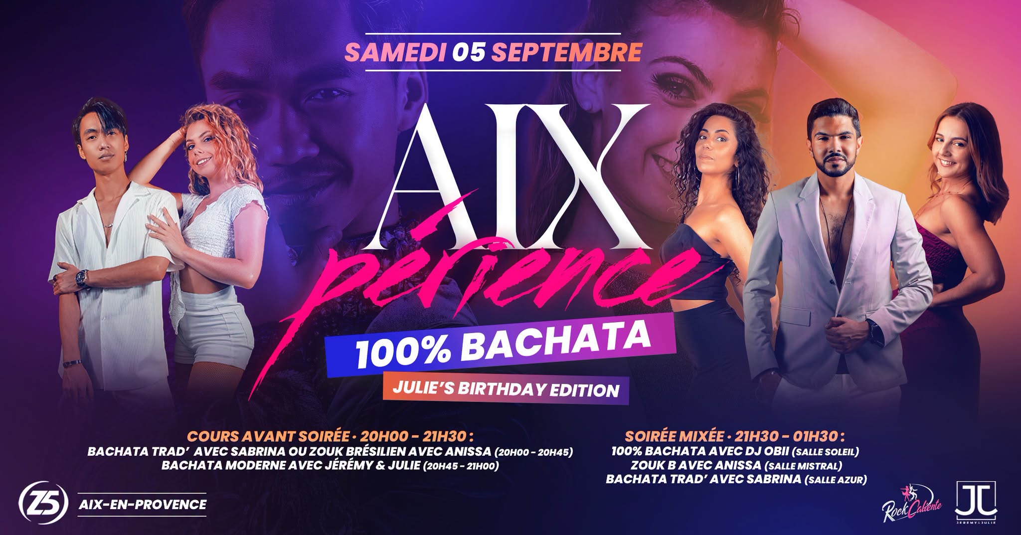 L'AIXpรฉrience | Soirรฉe 100% Bachata au Z5 โ SAT 3 OCT