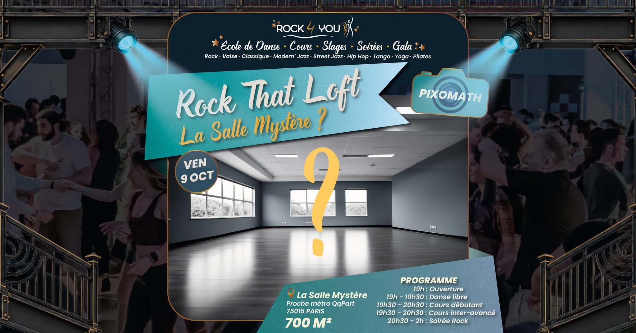 Rock That Loft n°1 - Cours et Soirée Rock 4 Temps par Rock 4 You — FRI 9 – SAT 10 OCT