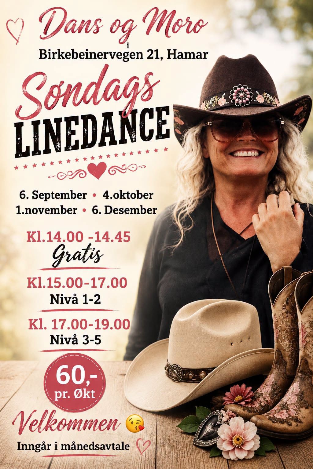 Søndagslinedance🤠💃🕺 — SUN 6 DEC