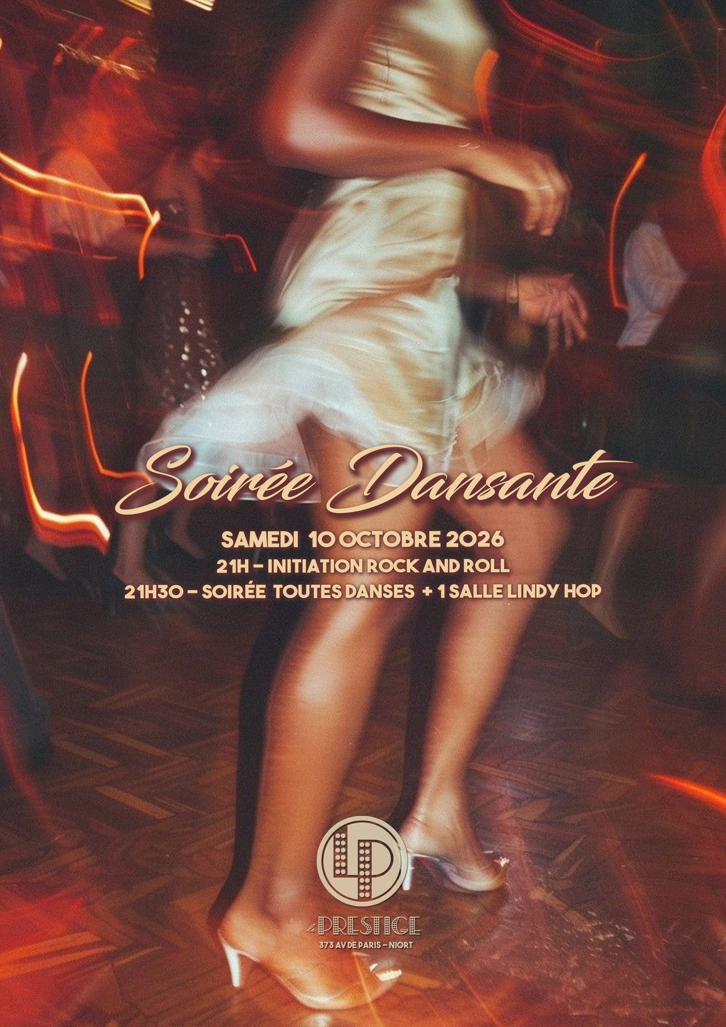 Soirée Dansante au Prestige ✨ — SAT 10 OCT
