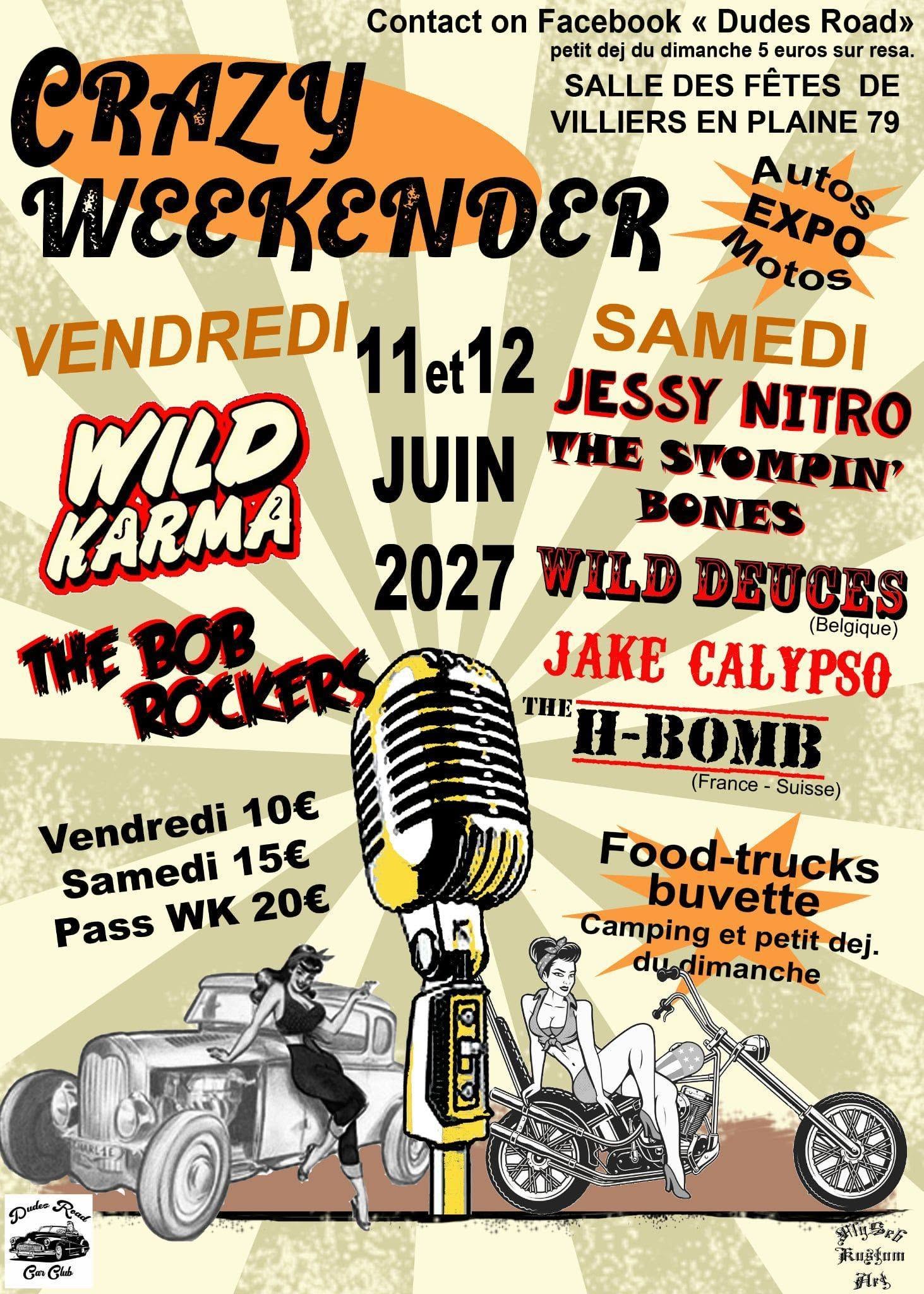 Crazy Weekender — FRI 11 – SUN 13 JUN 2027