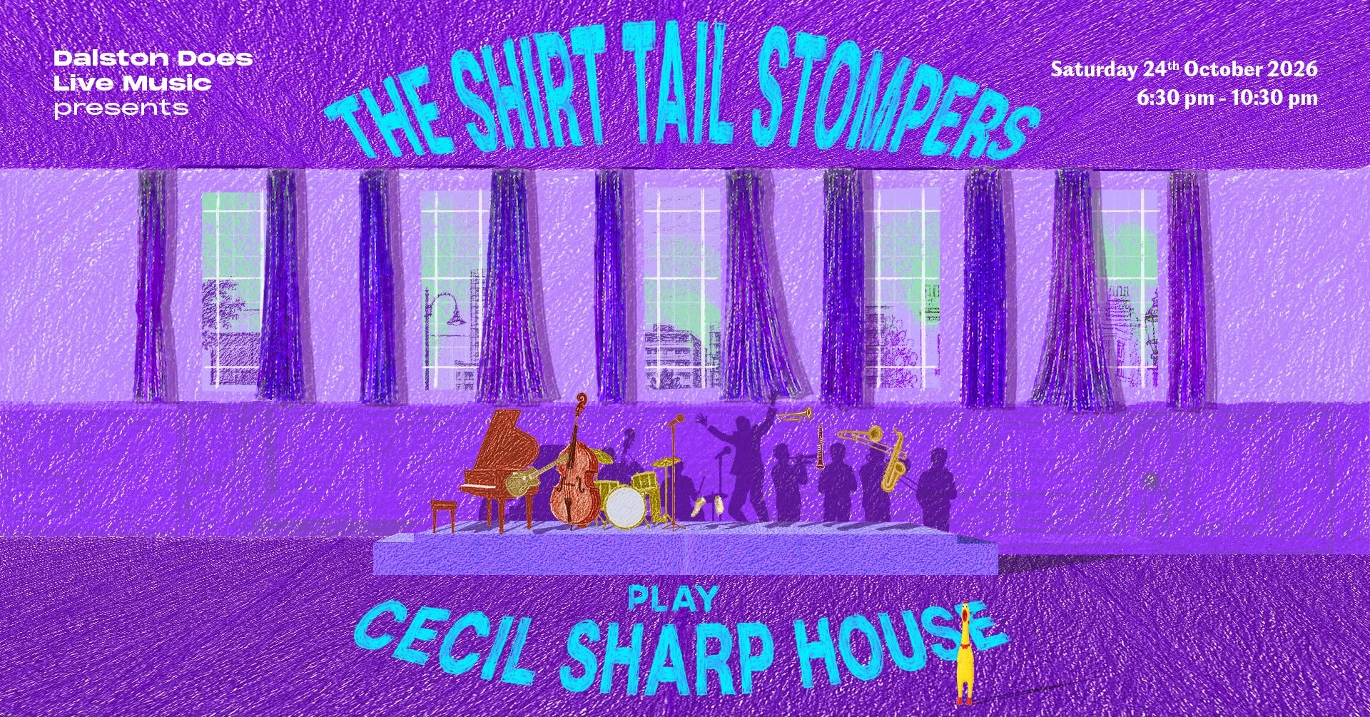 The Shirt Tail Stompers play Cecil Sharp House | Saturday 24 October — SAT 24 OCT